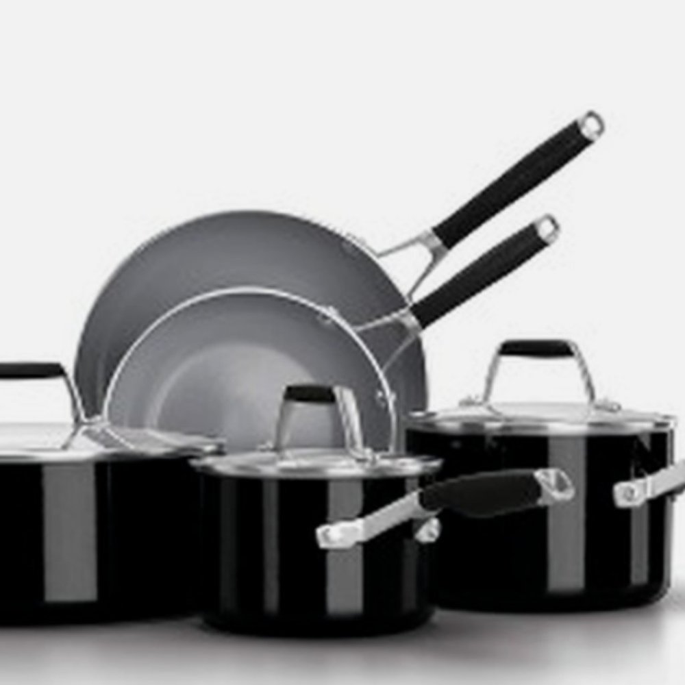 Calphalon 8pc Oil Infused Ceramic Cookware Set ( NEW WITH BOX) - Picture 8 of 8